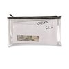 Universal Zippered Wallets/Cases, 11w x 6h, Clear/Black, PK2 UNV69026